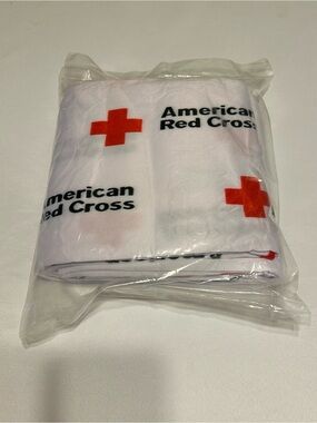 Vintage American Red Cross emergency blanket NEW